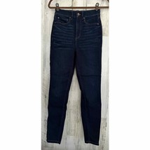 Ann Taylor Women’s Jeans Size 0 (24x27) The Skinny Dark Wash High Rise Indigo - £11.82 GBP