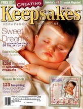 Creating Keepsakes Magazine April 2001 Sweet Dreams 22 Scrapbook Pages on zzzzz - £6.04 GBP