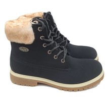 Lugz Womens Convoy Ankle Boots Size 11 Black Faux Fur  - £63.25 GBP