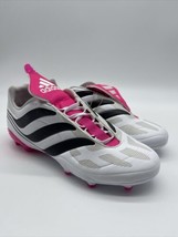 Adidas Predator Precision.3 FG White Soccer Cleats ID6790 Men’s Size 7 W... - £47.74 GBP