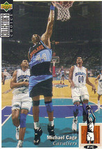 M) 1994-95 Upper Deck Basketball Trading Card Michael Cage #347 Cavaliers - $1.97