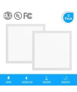 AKT LIGHTING 2x2 FT LED Panel Light - DLC &amp; UL, 40W, 5000K Daylight Whit... - $130.38 CAD