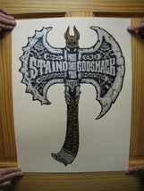 Staind godsmack Poster Mint Silk Screen Signed and Numbered Perkins - $179.99