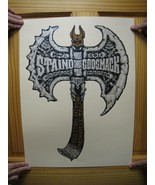 Staind godsmack Poster Mint Silk Screen Signed and Numbered Perkins - $3,406.94 MXN