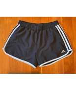 Womens Adidas Size Small Black Logo Climalite Running Shorts 3.5&quot; Inseam - £11.20 GBP
