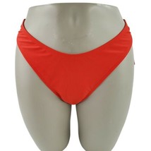 Xhilaration Bikini Swim Bottom Sz XL Red Juniors 15 17 High Leg Scoop Waist - £10.18 GBP
