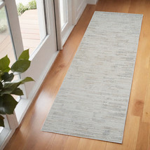 2&#39; X 5&#39; Gray and Beige Geometric Distressed Area Rug - $1,801.82 MXN