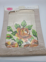 Wonderart Vtg Rose Trio Needlecraft 14” Pillow Quickpoint New Open Box N... - $19.99