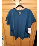 Barco One Women S 4-Pocket Princess Seam V-Neck Scrub Top - 3XL - $32.60 CAD