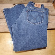 Levis 517 Bootcut Jeans 40x30 Mens Regular Fit Blue Medium Wash Cotton Denim - £17.37 GBP