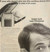 1964 Remington Lektronic 2 Shaver Advertisement Razor Facial Hair Care D... - $466.86 MXN