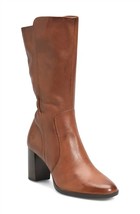 Born women&#39;s ellen gathered back boot in brown leather - size 9 - £134.27 GBP