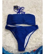 Size M6 blue two piece bathing suit - €26,21 EUR