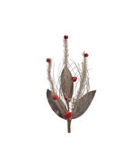 Glittered Pine and Sleigh Bell Spray (Set of 6) - 791003 - €50,79 EUR