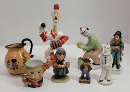 8 VTG Asian Far East Porcelain Figurine Cup Jug Lot Occupied Japan Rare Antique - £30.92 GBP
