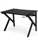 K-Shaped Gaming Desk with Cup Holder Headphone - $500.64 CAD
