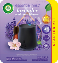 Essential Mist Starter Kit, Diffuser + 1 Refill, Lavender and Almond Blo... - £13.07 GBP