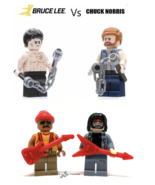 Action Movie Stars or Cheech and Chong minifigures building blocks 2pc sets - $469.08 MXN