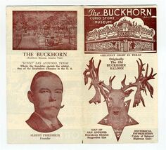 Buckhorn Curio Store Museum Hall of Horns San Antonio 1939 TEXAS - $14.83