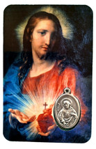 Tarjetas Religiosas con Medalla incluída - $11.88