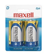 Maxell 723020 - LR202BP Alkaline Batteries (D; 2 pk; Carded) - £23.18 GBP