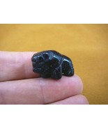 (Y-BUF-502) 1&quot; BUFFALO bison Blue goldstone glass gem stone GEMSTONE car... - $8.99