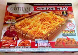 Gotham Steel Crisper Tray 2 Piece Nonstick Copper Crisper Tray and Basket - $18.75