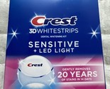 Crest 3D Whitestrips Sensitive &amp; Led Light Dental Kit 28 Strips 2025 Sea... - £27.36 GBP
