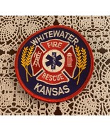 Whitewater Kansas Fire Rescue Department Patch 4 In Collectible Vintage ... - $5.99