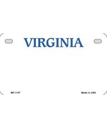 Virginia State Background Metal Novelty Motorcycle License Plate - $25.74 CAD