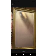 Framed Mirror 33X19 Inch One Corner Needs Repair  - $20.91 CAD