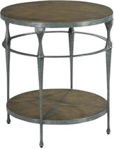 Lamp Table End Side Woodbridge Monte Rio 18th C French Tapered Posts Round Top - £1,561.08 GBP