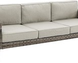 Crosley Furniture KO70250BR-TE Prescott Outdoor Wicker Sofa, Brown with ... - $1,119.99