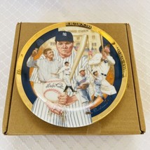 The Hamilton Collection 1992 Legendary Babe Ruth Yankees Plate Numbered - $22.22