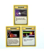 1999 Pokemon Shadowless Trainer Cards Base Set Of 3 WOTC 81 84 95 / 102 ... - £11.31 GBP