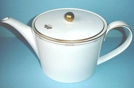 Monique Lhuillier Royal Doulton CHARMS Teapot Gold Trim New - £71.84 GBP