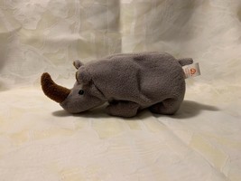 Rhino-SpikeTy Beanie Baby Plush B-day Aug.131996 Retired T-11 - $6.82