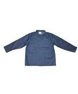 Proban /FR-7A Durable Flame Resistant Denim Snap French work Jacket Sz X... - $1,530.03 MXN