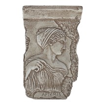 Artemis Diana Greek Roman Goddess Bas Relief Wall Tablet Small - £35.72 GBP