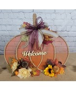 Pumpkin Floral Décor, Splatter Screen Centerpieces, Seasonal Fall Décor,... - £26.16 GBP