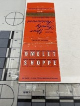 Vintage Matchbook Cover Omlet Shoppe Your Family Restaurant   gmg - £9.92 GBP