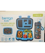 Bentgo Kids Leak-Proof Lunch Box and Water Bottle Set Dinasaurs Fun - $28.70