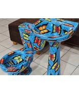 Mexican Talavera Ceramic Toilet Hand Painted  - Mariposas Azules - - €1.032,90 EUR