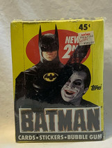 1989 Vtg Topps Batman 2nd Series Sealed NIB Cards Stickers Gum 36ct USA  - $89.95