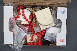 Vtg Craft Repair Costume Junk Jewelry Lot USPS Small Flat Rate Box JL101... - $15.00