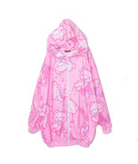 Gloomy Bear Goth Emo Punk Raver Skater Cute Oversized Hoodie Pink XL - $69.99