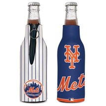 NEW YORK METS 2 SIDED BOTTLE COOLER/KOOZIE NEW AND OFFICIALLY LICENSED - £7.60 GBP