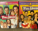 Lot of 2 Full House TV Show DVD Sets : Season 4 and 6 Bob Saget - £6.92 GBP