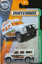 Matchbox 2016 MBX Explorers Land Rover Defender 110 110/125, White - $9.57