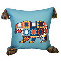 Donna Sharp Decorative Pillow Northern Lights ( Bear) - £24.05 GBP